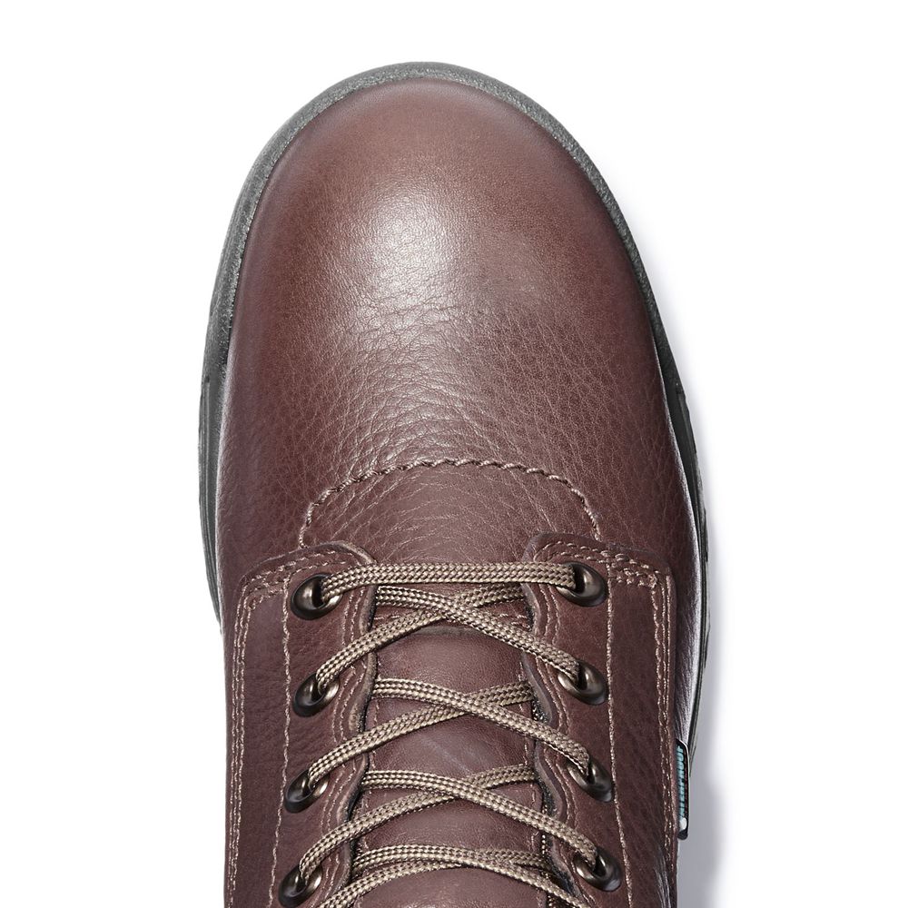 Botas de Trabajo Timberland Hombre Pro® Titan® 6\" Soft Toe Marrones Oscuro - Chile GZA-642570